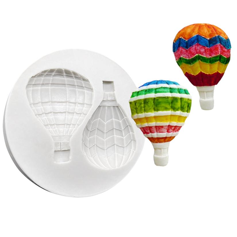 Air Balloon Silicone Cake Baking Mold Sugarcraft Chocolate Cupcake Baking Mould Resin Tools Fondant Cake Decorating Tools