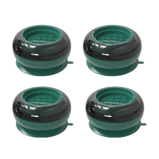 

4 шт. Стиральная машина фиксированные колодки шумоподавляющие ударопрочные антивибрационные стиральная машина подъемные ножки основания бытовые принадлежности зелёный