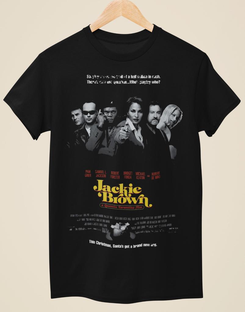 Jackie Brown Movie Poster Inspired Unisex Black TShirt