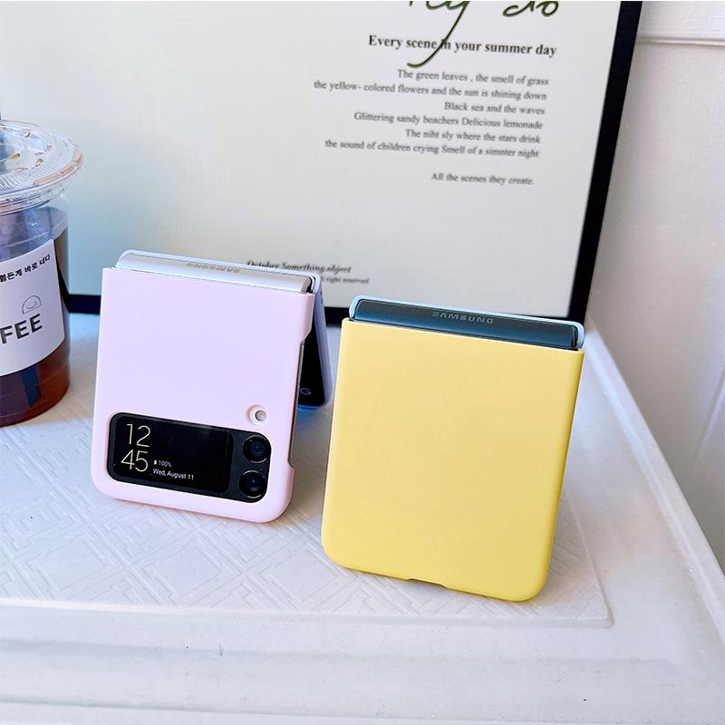 Für Samsung Galaxy Z Flip 4 3 Fall Mode Niedlichen Candy Bunte Falten Stoßfest Anti-Drop Zurück Schutz Abdeckung Zubehör