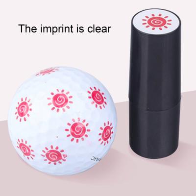 Wiederverwendbarer Golfball-Stempel Helle Farben Nicht leicht zu entfärben Mehrzweck-Golfball