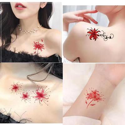 30 Sheets Flowers Temporary Tattoos Stickers, Temporary Tattoos for Women, Girls or Kids