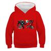 Felpe con Cappuccio Grafica 3D Gioco Divertente Skibidi Toilet Felpe High Street Ragazzi Ragazze Pullover Larghi Streetwear Felpe per Adolescenti