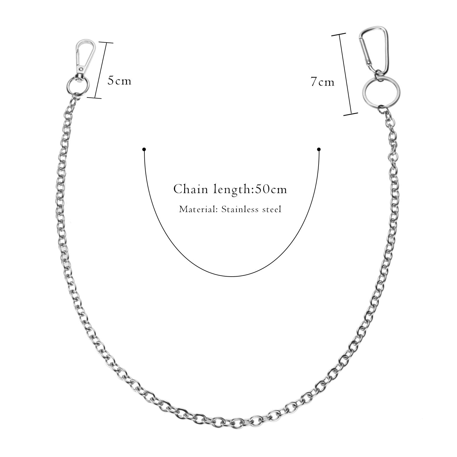 High-Quality Stainless High-Quality Steel High-Quality Trousers High-Quality Hipster High-Quality Key High-Quality Chain High-Quality Punk