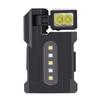Rechargeable EDC Flashlight 1200mAh Portable Flat Pocket Flashlight Magnetic Bright Flashlight with Rotable Lamp Head