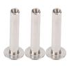 4x22x8.5mm 100 Set M3 Tubular Rivets Set Metal Double Cap Rivet Studs for PU Leather Clothing