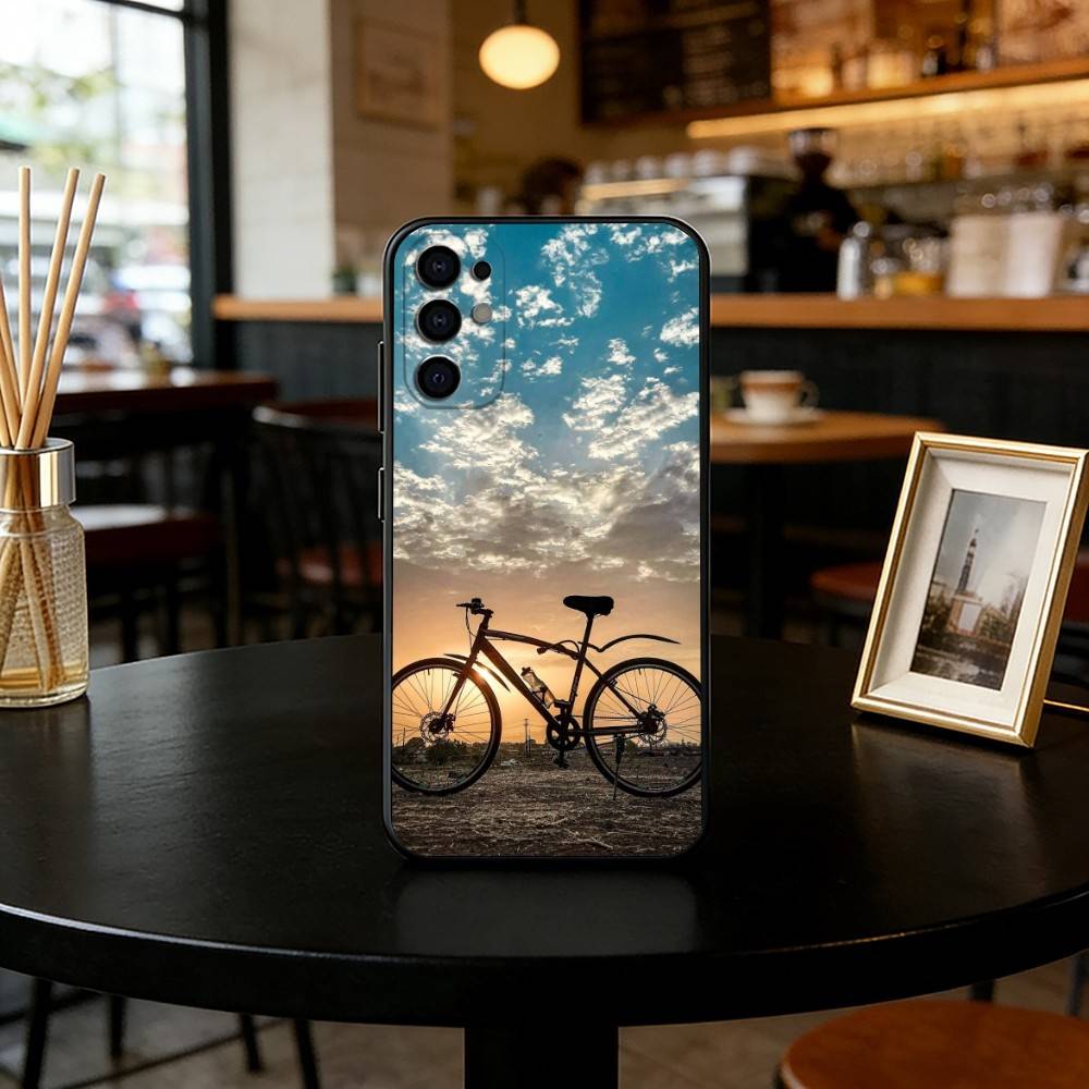 Road cycling Phone Case For Samsung S25,S24,S21,S22,S23,S30,Ultra,S20,Plus,Fe,Lite,Note,10,Black Cover