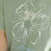 Dedra Linen Flower STring T shirT Tbe3256