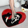 Halloween Cartoon Faux Cashmere Carpet Water-Absorbing Bathroom Non-Slip Mat For Home Decoration