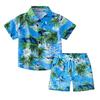 Summer Kids Beach Coconut Tree Boys' Short Sleeve & Shorts Set