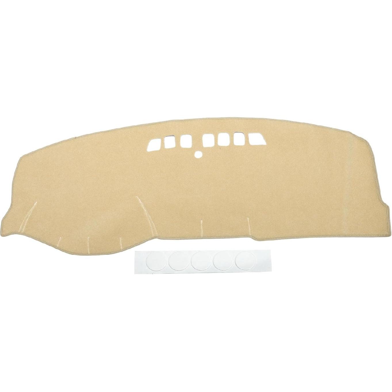 

Dash Cover Compatible for Buick Lacrosse 2005-2008, Non-Slip Polyester Silicone Beige Center Console Dashboard Cover Pad Carpet бежевый