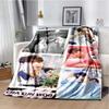 Популярний корейський актор Cha EunWoo Blanket Star Art Фланелева м'яка тепла ковдра для ліжка Спальня Ковдра для пікніка Подарунок для шанувальників