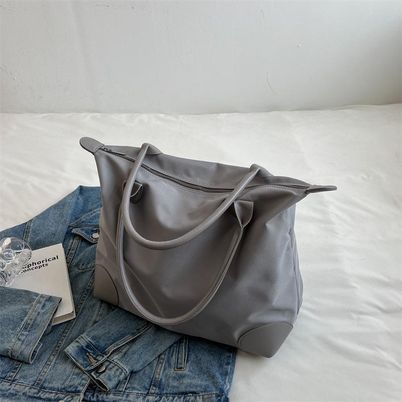 Short-haul Travel Bag Women's Hand-held Shoulder Large-capacity Light Portable Bag Travel Luggage Waiting for Delivery Storage Duffel Bag