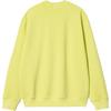 Carhartt WIP Loose Fit Solid Color Crewneck Sweatshirt Men Tops Yellow I033065-29T-GD