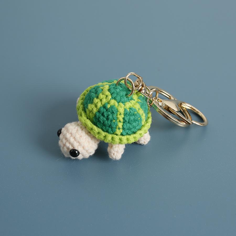 Schattige Fruit Serie Haak Schildpad Sleutelhanger Grappige Schildpad Poppetje Sleutelhangers Voor Tas Hanger Schattig Schildpad Poppetje Gebreide Sleutelhanger Op Maat