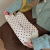Autumn and Winter Polka Dot Boneless Socks, Mid-calf Socks, Versatile Casual Socks, Soft Cotton Socks