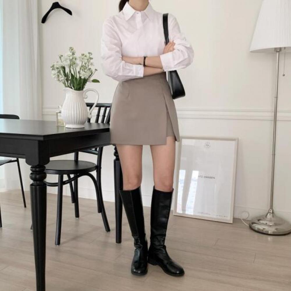 New Arrivals Open Run Mini Stretch Slit Skirt