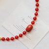 Retro High-Grade Natural Chalcedony Agate Pendant Necklace