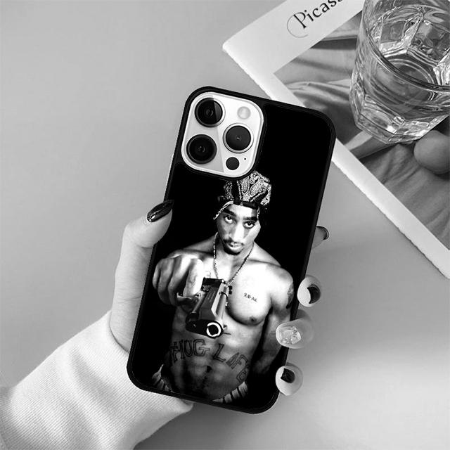 Tupac 2pac Phone Case Cover For iPhone 17 Air 16 15 14 13 11 12 Pro Max Max Plus Back Cover