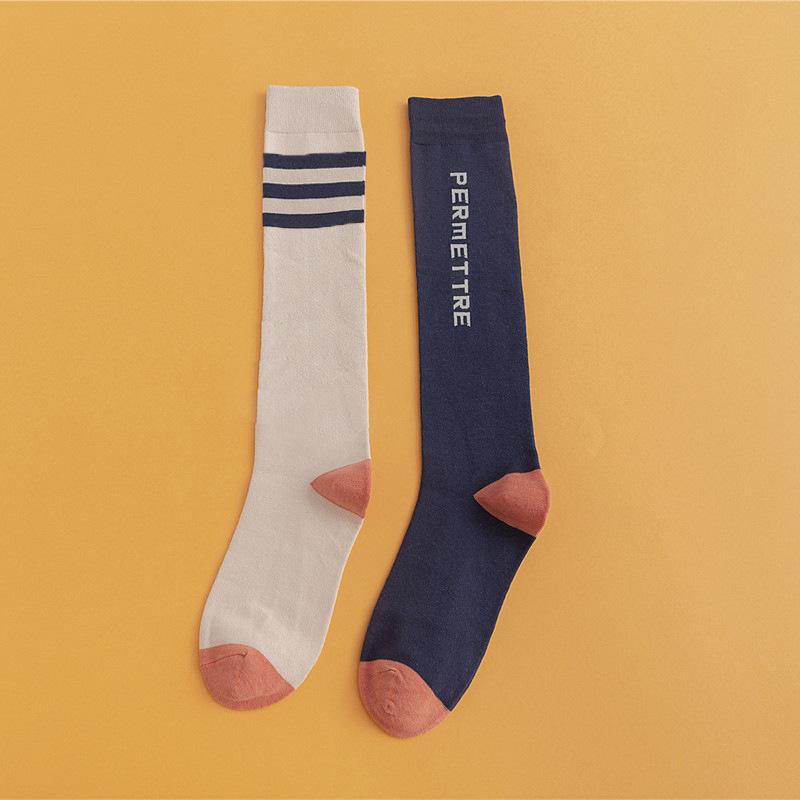 Chaussettes de Yoga Longues Version AB Chaussettes pour Mollet Canard Mandarin Chaussettes Hautes pour Femmes Fitness Running Mollet Chaussettes de Danse