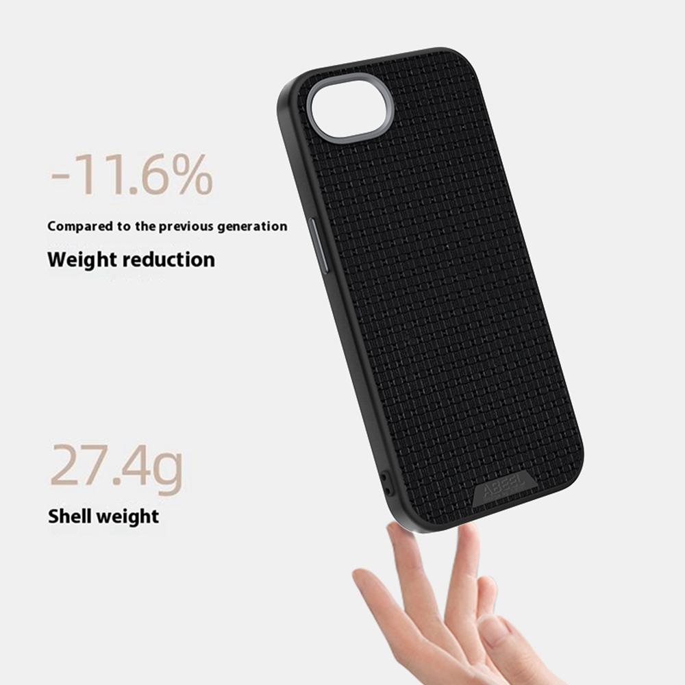 ABEEL For iPhone 16e Case Compatible with MagSafe Textured Micro-Embossing Back Cover