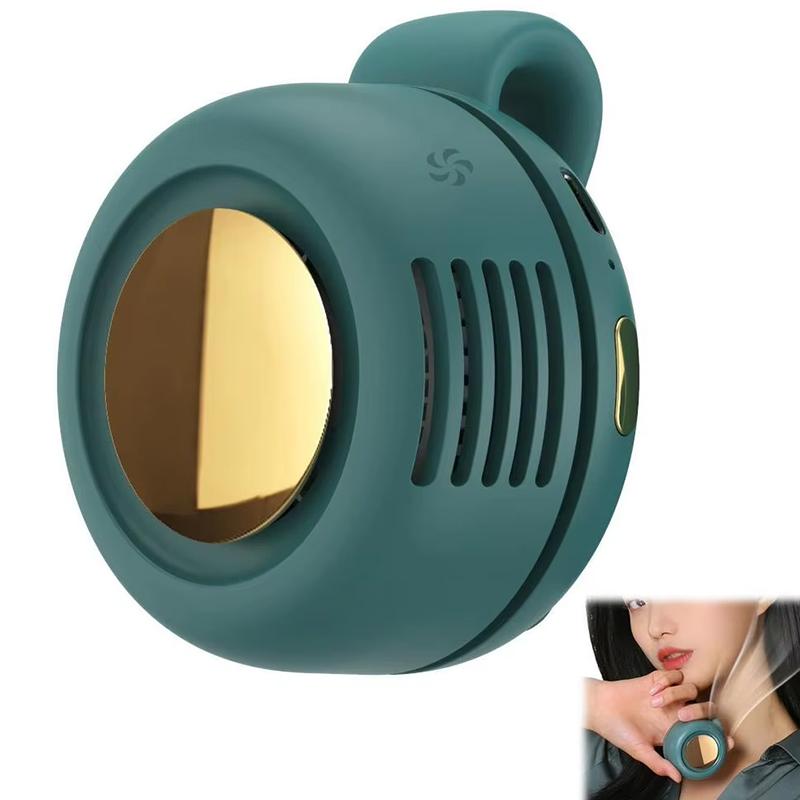 Mini Small Clip Fan Portable Silent Mini Bladeless Electric Fan 3 Speeds Clip-on Charging Fans For Shirt Whirlwind Waist Clips