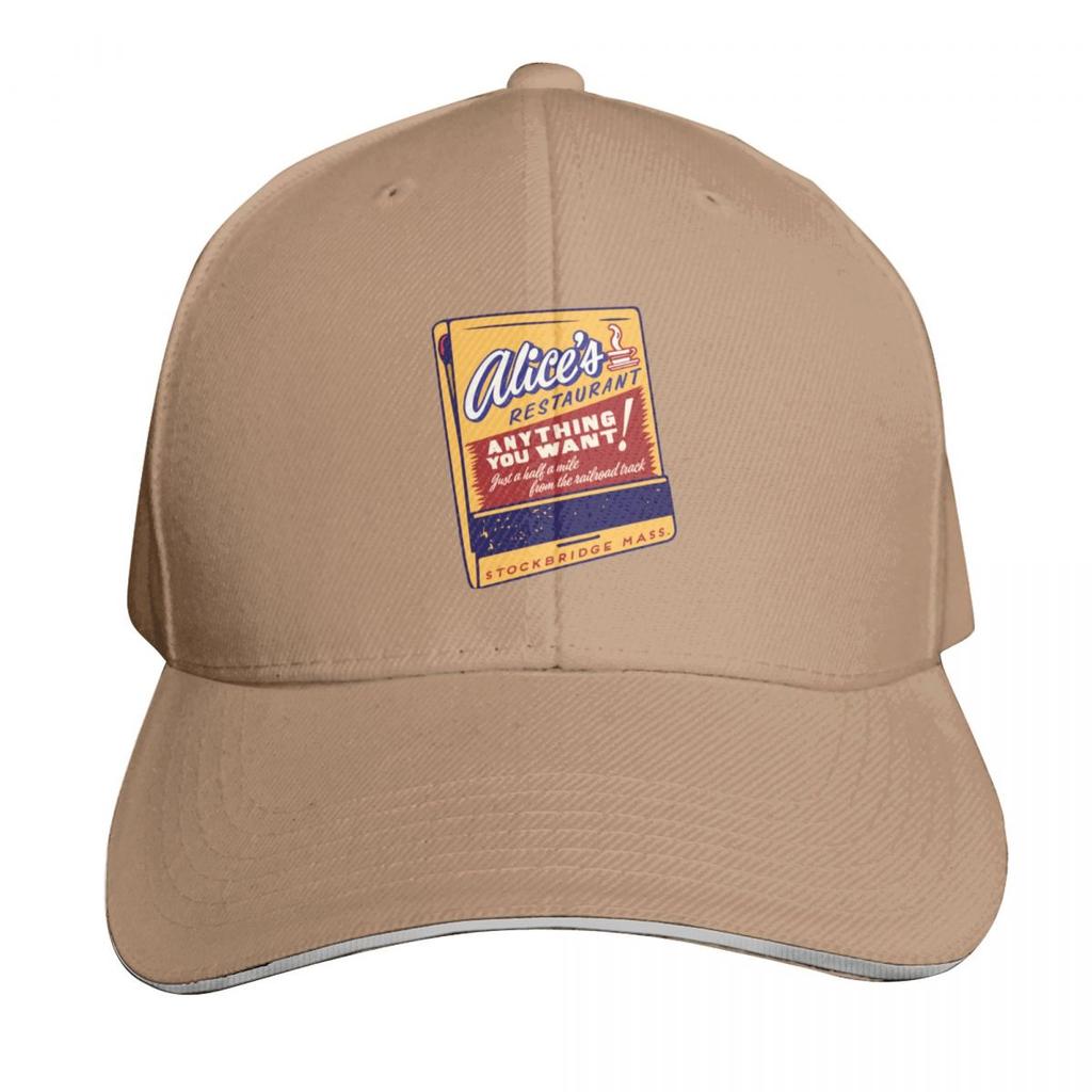 Alices Restaurant Baseball Cap Ball Cap hats on offer Custom Cap western Hat Women Beach Fashion Unisexs