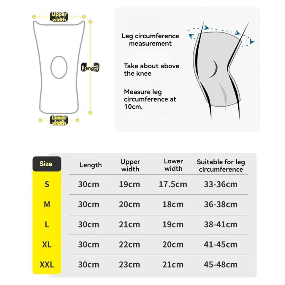 Aolikes 1 Stück Kniebandage Kniebandage Rutschfest Stoßdämpfung Kompressions-Kniebandage Kniebandage zum Laufen Basketball Arbeiten
