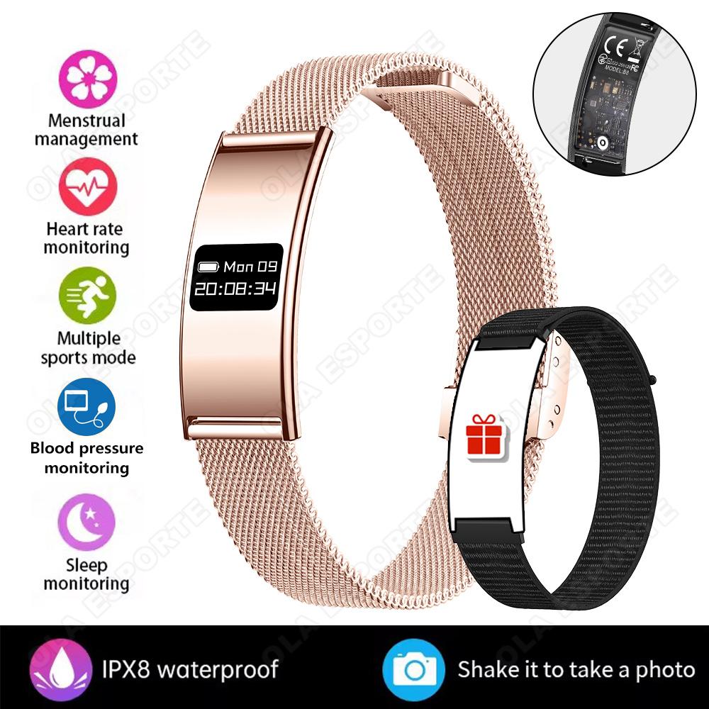 New Fashion Ultra-Thin Smart Bracelet Health Monitor Heart rate Blood Oxygen Sleep Monitoring Multi-Sport Modes Smart Watch