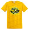 Vintage Car Illustration Graphic T Shirt Classic Yellow Car W/ Cool Design Tee