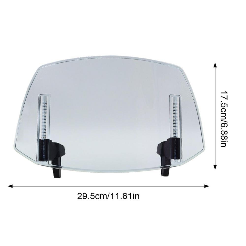 Windscreen Replacement Refitting Accessories Adjustable Windshield Replacement Flexible Motorcycle Wind Deflector