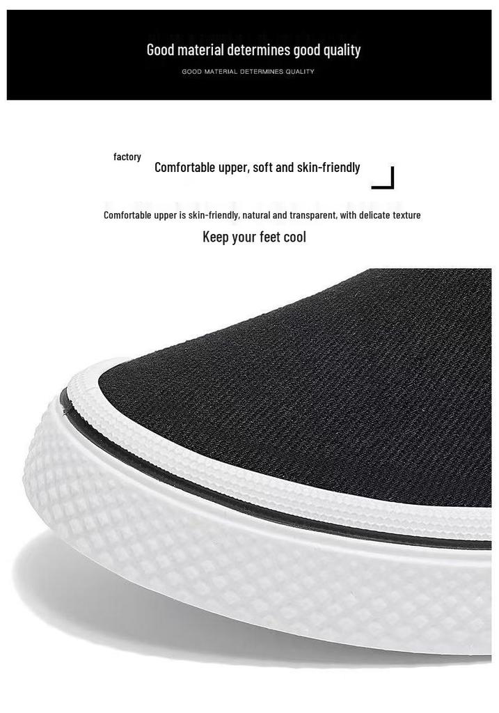 2026 Men's Summer Soft Sole Breathable Canvas Slip-On Shoes