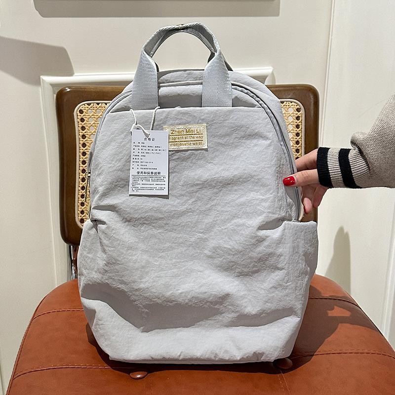

Travel backpack for women, genuine lightweight backpack, commuter backpack, women s bag, men s school bag, mountaineering comput сірий колір