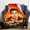 Elvis Presley Personalized Name Blanket Throw Customizable Blanket Durable Comfort Versatile for Office Office Chair Picnics Nap Four Seasons Universa
