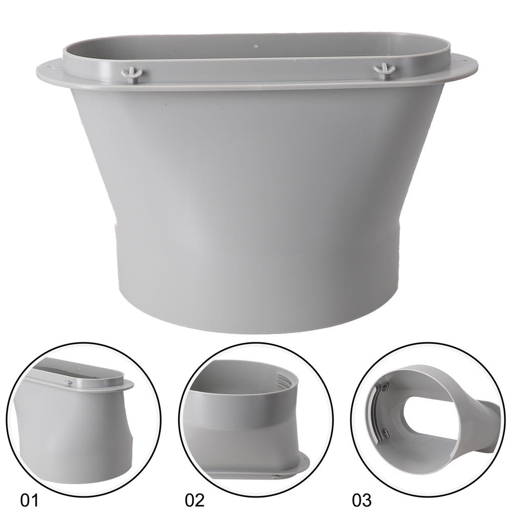 Exhaust Hose Adapter Mobile Air Conditioner Exhaust Connector Ventilation Pipe Connector Heating Cooling Interface Accessories