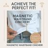 Magnetický pas Cincher Nastavitelná spona lemu trička Perfect Fit Kovový patentní knoflík Bílá/zlatá/černá k dispozici