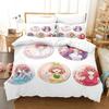 Anime Quintessential Quintuplets Schlaf Bettwäsche Set Jungen Mädchen Einzelgröße Queen Size Größe Bettbezug Kissenbezug Bett Kinder Erwachsene Heimgebrauch Textiltextil