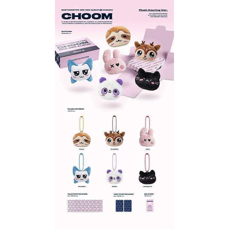 [Pre-order] BABYMONSTER 3rd Mini Album [CHOOM] SET 3EA