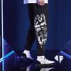 Li Ning X Star Wars Collaboration Letter Print Cuffed Loose Breathable Knitted Sports Pants Men Pants Black AKLTB47-1