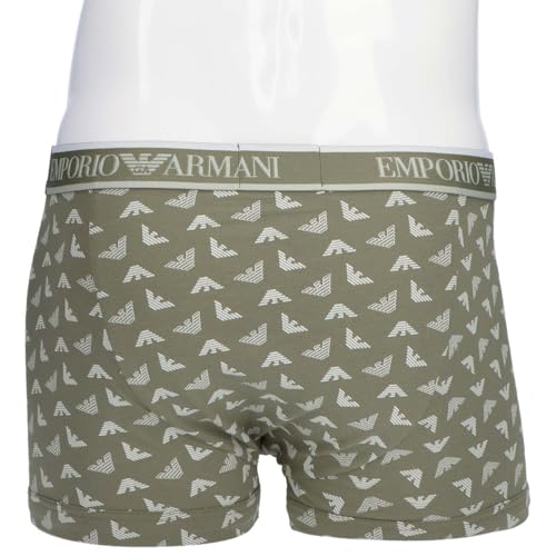 Emporio Armani Core Logo Band Boxershorts, Frontverschluss, EU-Größe, Herrenunterwäsche, 54007791, Größe M (EU Größe), Marine