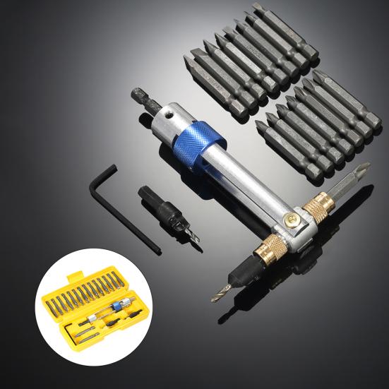 20Pcs Chrome-Vanadium Steel Screwdriver Drill Bits Wrench Hand Tools Set