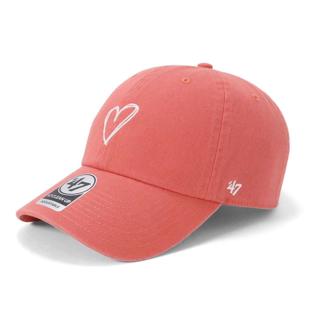 CLEAN UP Heart Island Red Cap FREE '47brand '47BRAND 47A-CLPNLDLHEART-CTGW-ISLRED
