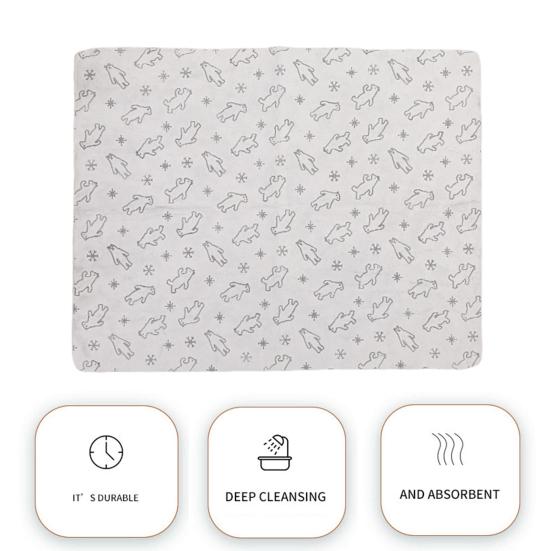 Ręcznik dla psa Bardzo miękki Super chłonny Szybkoschnący Odporny na zużycie Wielokrotnego użytku Nadruk z kreskówki Zwierzę pies