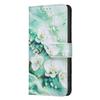 Luxury Floral & Butterfly Printed Phone Case for iPhone/Samsung Wallet Case with 3 Card Slots + Cash Pocket Kickstand Vegan Leather Flip Cover