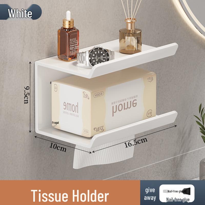 Cross-border Bathroom Multi-functional Hair Dryer and Toiletries Rack