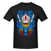 Mecha Warrior Gundam Anime TShirt Cotton Tees Shirt Streetwear Round Neck Tshirt Fashion ShortSleeve Clothes