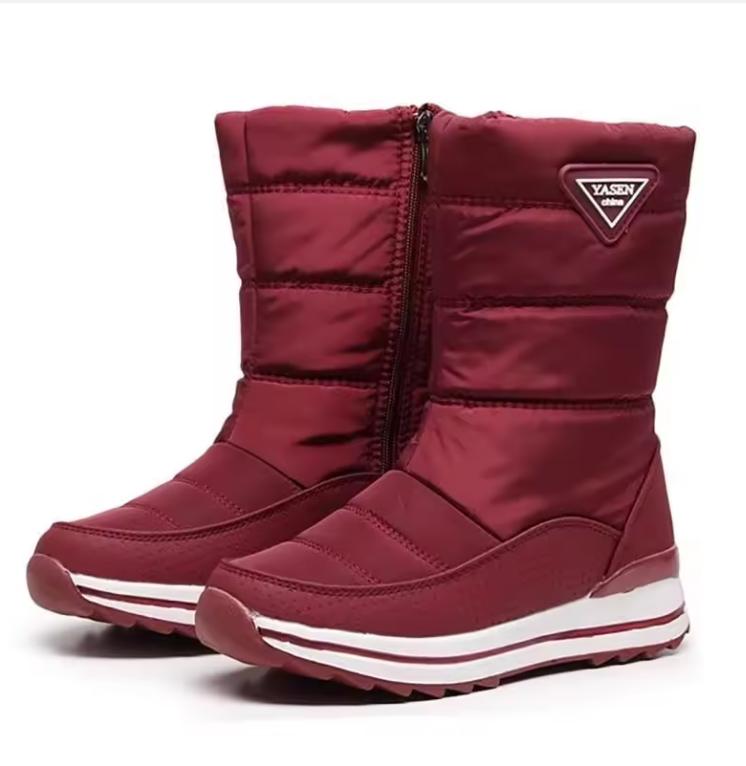 Damskie Buty Zimowe 2026 Śniegowce Damskie Ciepłe Pogrubione Pluszowe Wodoodporne Antypoślizgowe Mrozoodporne Buty Outdoorowe Damskie Buty Zimowe