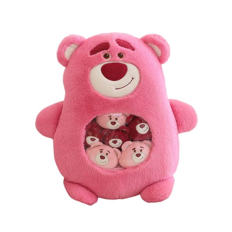 Cute Short Plush Cartoon Snack Pillow Stuffed Animal Toy For Kids Girls Birthday Gift 50x40cm