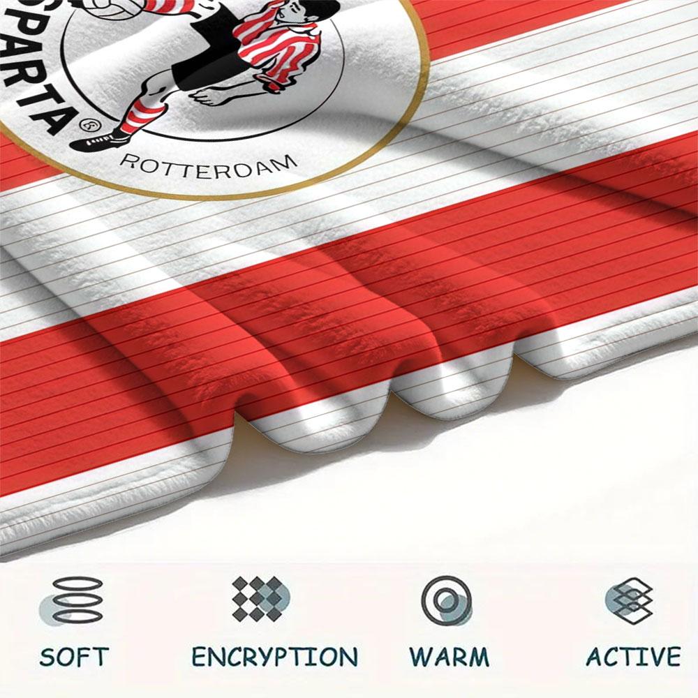 Sparta Rotterdam Blanket, High quality Comfortable for All Seasons, Home Decor, Warmth and Comfort