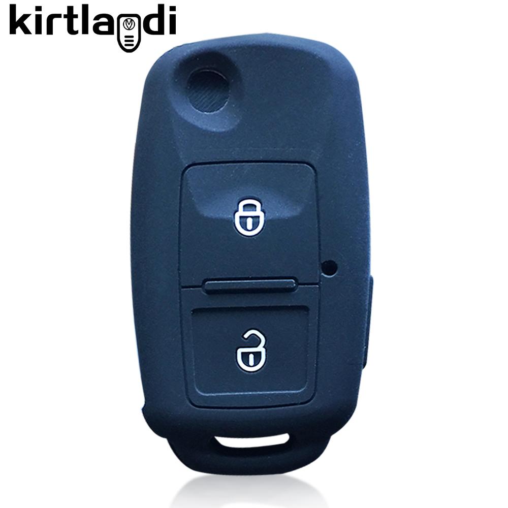 Silicone Case Key Cover Remote Fob Case for Volkswagen VW Bora Polo Jetta Passat B5 Golf 6 Beetle Caddy for Skoda Octavia Ibiza
